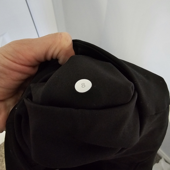 Lululemon pants with sheer strip up full leg. - Picture 3 of 4